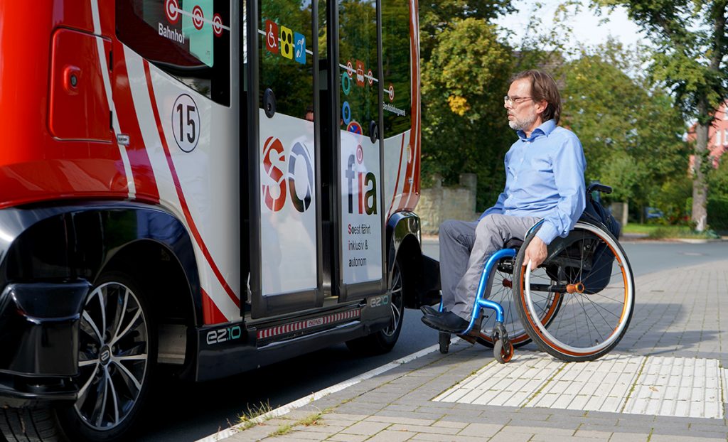 SOfia mit Einstieg für Rollstuhlfahrer